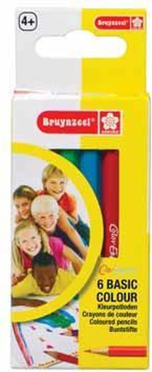 Bruynzeel Mini -farbige Stifte 6 Teile
