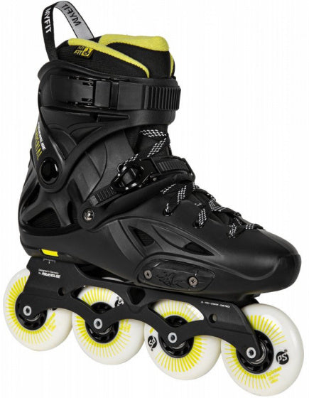 Inlineskates Imperial One 88A Hardboot schwarz Größe 45 46