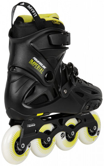 Inlineskates Imperial One 88A Hardboot schwarz Größe 45 46