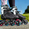 Inline-Skates Radon Teal 90 softboot 83A schwarz mt 38