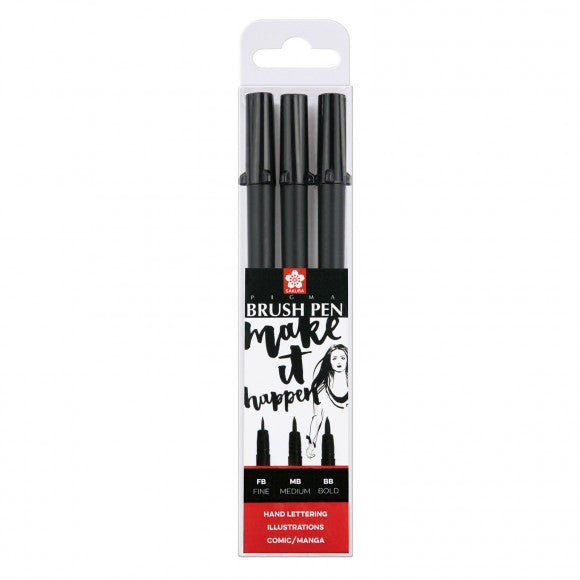Sakura • Pigma Brush Lettering Stift 3tlg
