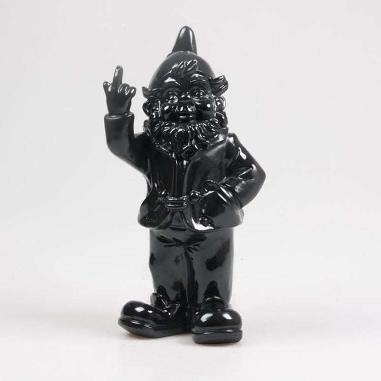 Stoobz Design Stoobz Gnome f*ck you schwarz 16x32cm
