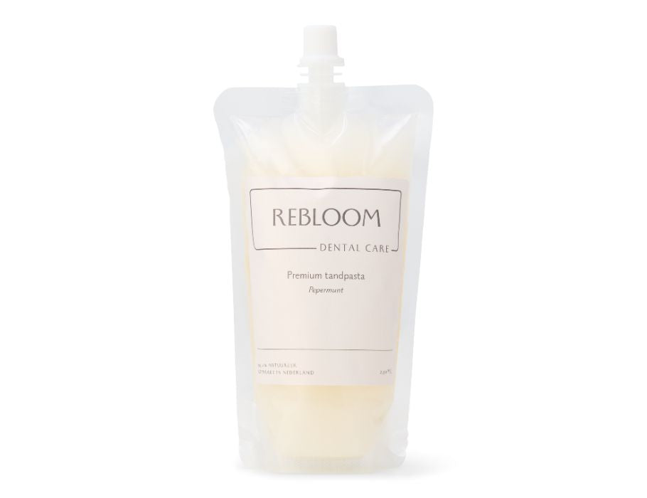 Refloom Care Premium Zahnpasta Nachfüllung - Pfefferminze - 240 ml