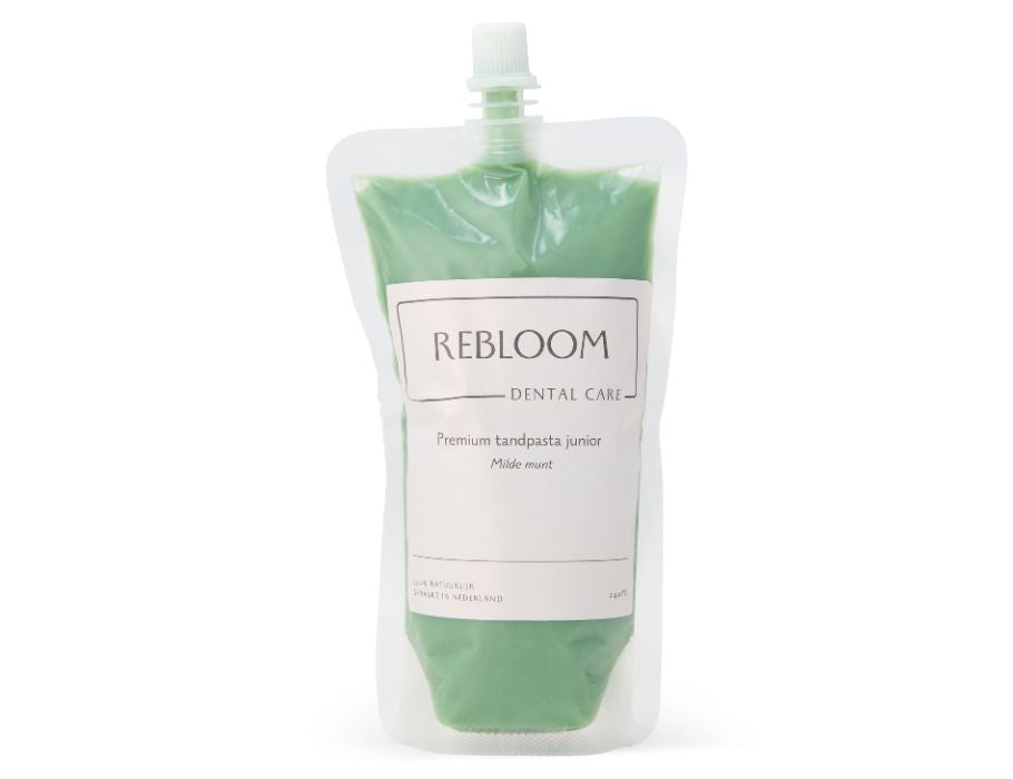 Refloom Care Premium Zahnpasta Junior Refill - milde Minze - 240 ml