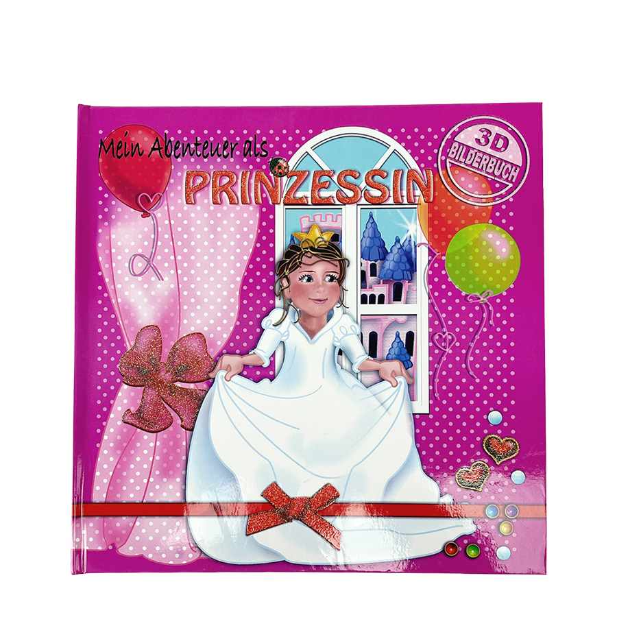 Bilderbuch 3D-Prinzessin auf Deutsch