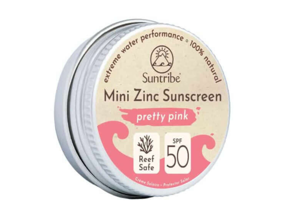 Suntribe Sonnenschutzmittel – Gesichtssport – Lichtschutzfaktor 50 – hübsches Rosa – 15 g