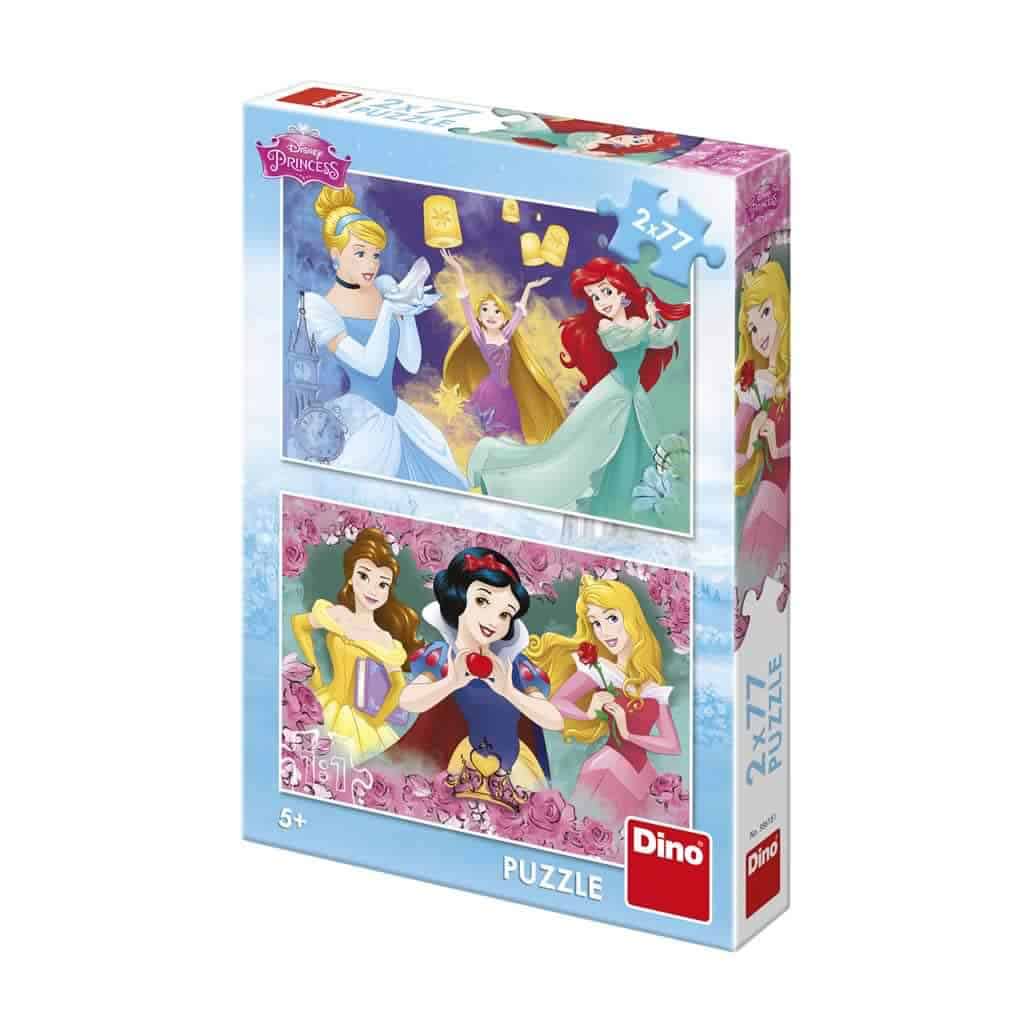 Disney -Puzzle -Prinzessinnen 2 x 77 Stücke