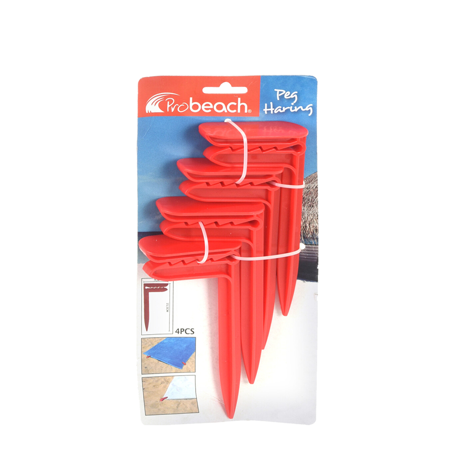 Handtuchhering mit Klemmset von 4 Assorti -Farbe