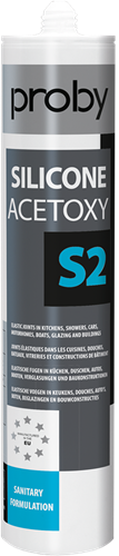 Proby Silikon Acetoxy S2 | 280ml | grau (12 Stück) - 12002439
