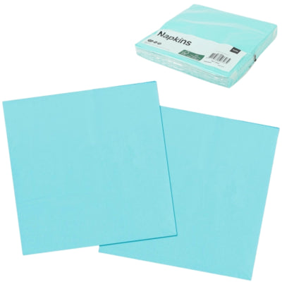 Folat Servietten blau 33 x 33 cm 3 Lagen 20 Stück | 24 Stück