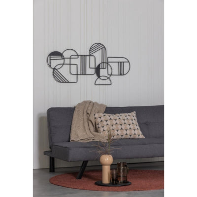 Woood bepurehome Schüssel Joah Metall schwarz 35 cm | 4 Stück