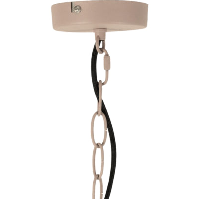 Leichte Wohnleuchte und Wohnhängelampe Fynn Beige 45 cm | 2 Stk