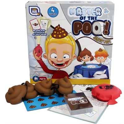 Grafix Kartenspiel Master of the Poo 27 cm | 6 Stück