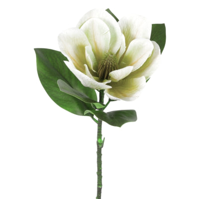 Countryfield Kunstblume Magnolie weiß 65 cm | 12 Stück