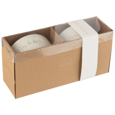 J-Line Schüssel viser la lune 14 cm 2er-Set | 4 Stück