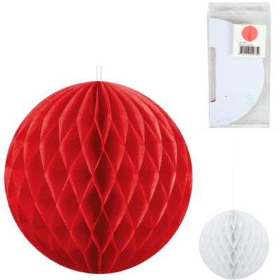 Wabenpapier 25 cm 2 sortiert 3er-Set | 20 Stück