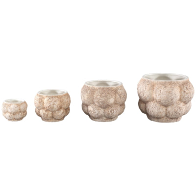 Ptmd Blumentopf Fareeda s Creme 14 cm | 12 Stück