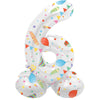 Folat Folienballon stehend 6 fröhliche Party 41 cm | 20 Stück