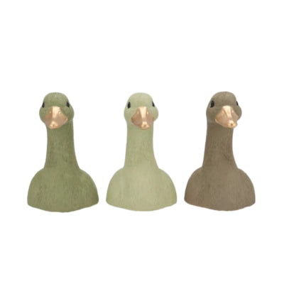 Daan Benthout Statue Entenkopf grün 14 cm 3 sortiert | 12 Stück