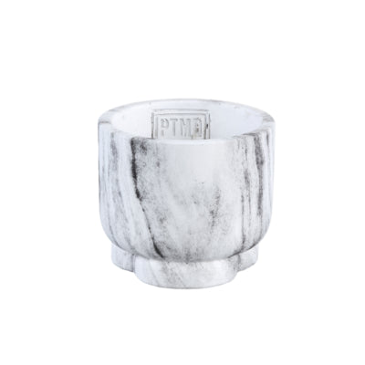 Ptmd Blumentopf marmy weiß xs 9 cm | 12 Stück