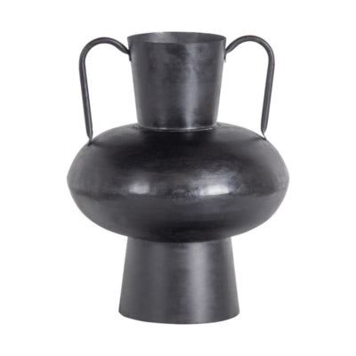 Woood Vase Vere Metall schwarz 37 cm | 4 Stück