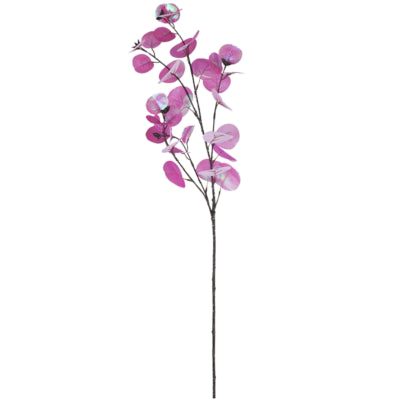Künstlicher Zweig Eukalyptus lila 81 cm | 12 Stück
