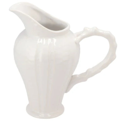Daan gebogene Vase „Can You Feel It“ weiß 20 cm | 4 Stück
