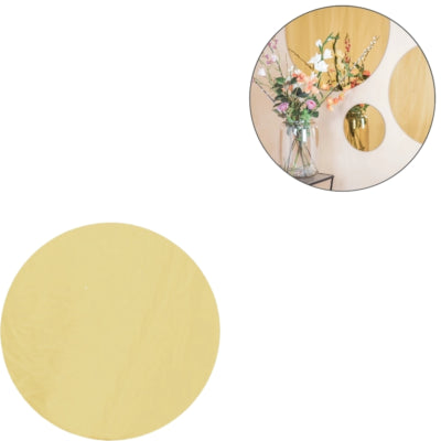 Housevitamin Wandspiegel rund goldfarben 30 cm | 3 Stück