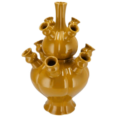 Daan Bugholzvase Rotterdam braun 2-teilig 46 cm | 2 Stk