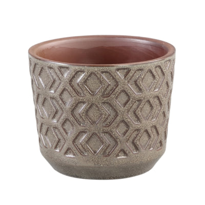 Ptmd Blumentopf Pella S braun 10 cm | 12 Stück