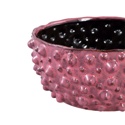 Ptmd Blumentopf Marel Dots Lila S 19,5 cm | 4 Stück