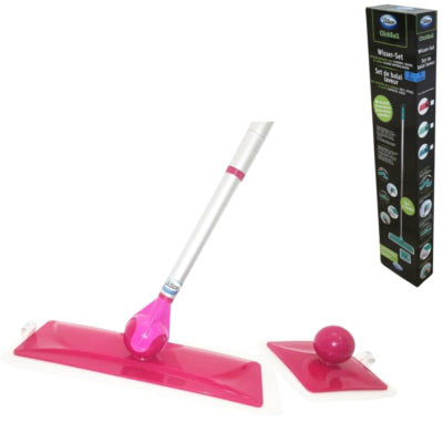 Aqua Laser Mopp-Set Clickball Fuchsia 9-teilig | 6 Stück