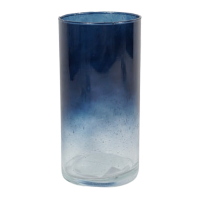 Vase mit Farbverlauf Glas Blau 20 cm 3-fach sortiert | 12 Stück