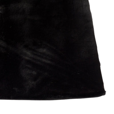 Karpi Teppich Plüsch schwarz 60 x 90 cm | 2 Stk