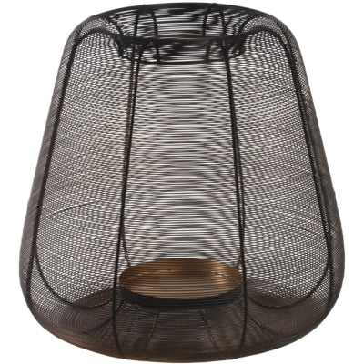 Ptmd Laterne Jade XL schwarz 40 cm | 2 Stk