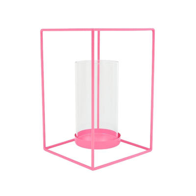 Housevitamin Laterne rosa 20 cm | 6 Stück