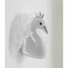 J-line Wanddekoration Schwan Plüsch 46 cm | 6 Stück