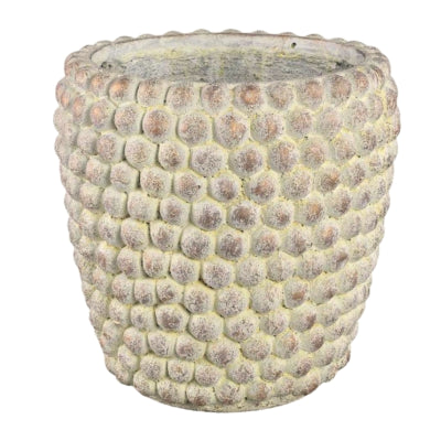 Ptmd Blumentopf Noise XL Creme 30 cm | 2 Stk