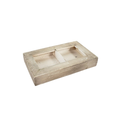 Schüssel Polly Holz beige 21 cm | 24 Stück
