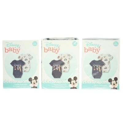 Disney Baby Strampler Mickey Mouse 2 Stück 3 sortiert | 24 Stück
