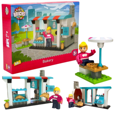 Kindersteine ​​Bausteine ​​Bäckerei 99-teilig | 6 Stück
