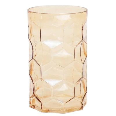 Housevitamin Vase Muster Bernstein 25 cm | 6 Stück