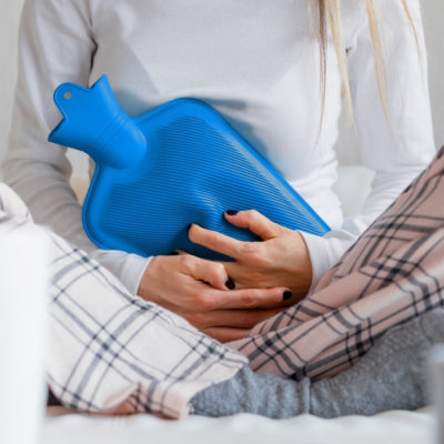 Relaxdays Wärmflasche blau 2 l | 6 Stück