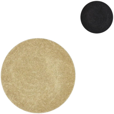 Dekoteller Melamin Glanz schwarz goldfarben 22 cm 2 sortiert | 18 Stück