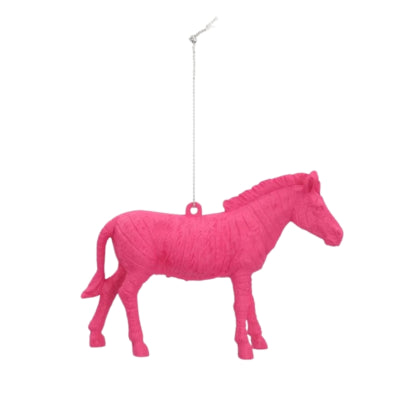 Ngk Anhänger Zebra rosa 12 cm | 24 Stück