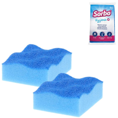 Sorbo Scheuerschwamm Hygiene+ 2er Set | 24 Stück