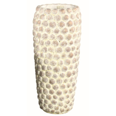 Ptmd Blumentopf Noise High L Creme 50 cm | 2 Stk