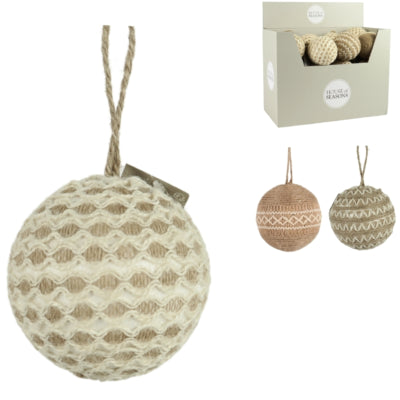 House of Seasons Weihnachtskugel 3-fach sortiert | 24 Stück
