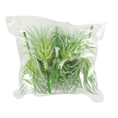 Kunstpflanze Tillandsia grün 7,5 cm 5er Set | 24 Stück