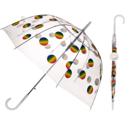 Aus heiterem Himmel Regenschirm Regenbogenstolz 85 cm | 12 Stück